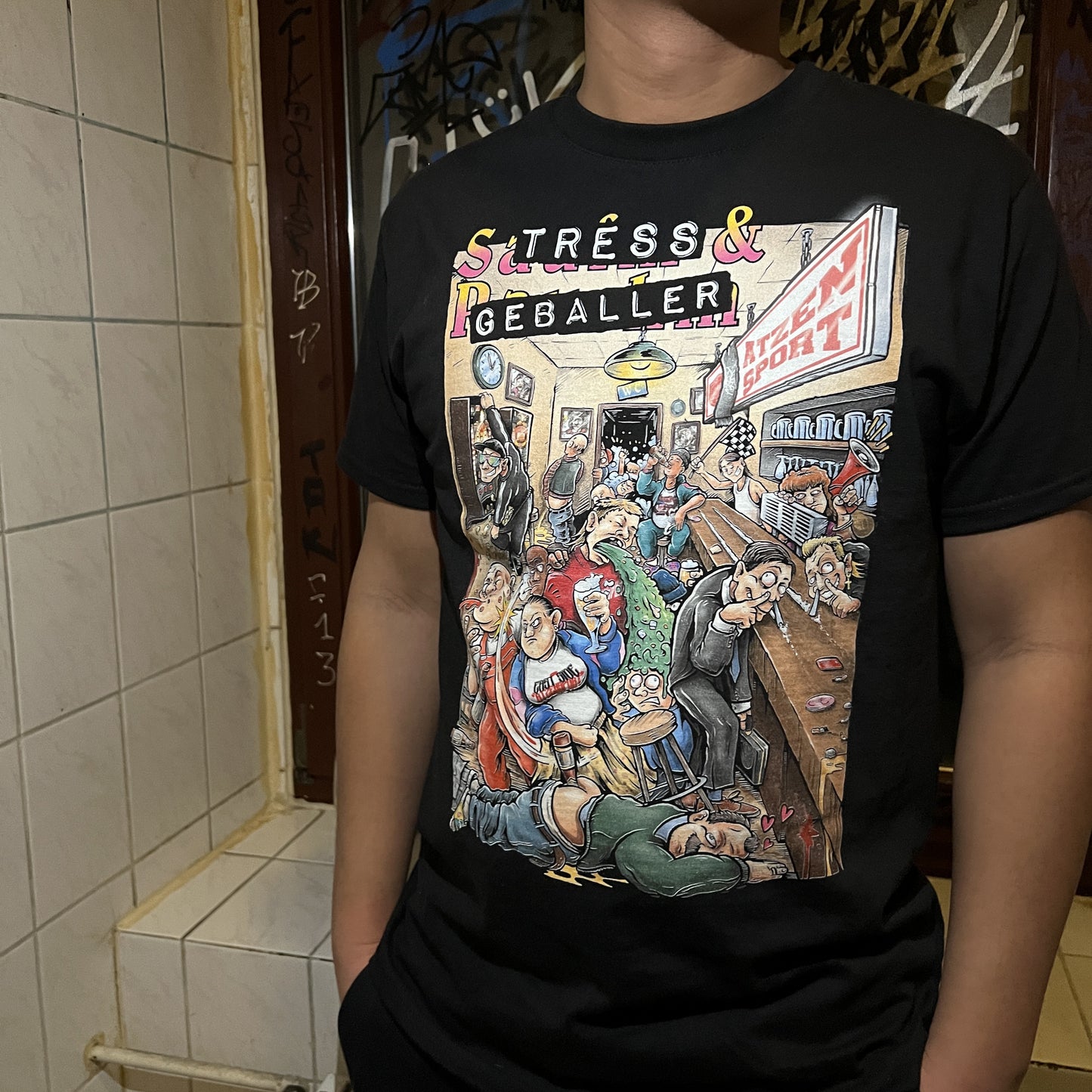 AtzenSport X Stress & Geballer (Schwarz)